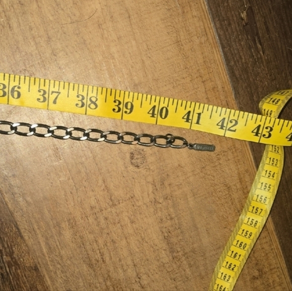 Worth Multistrand Beaded Gun Metal Chain Belt - Picture 5 of 5